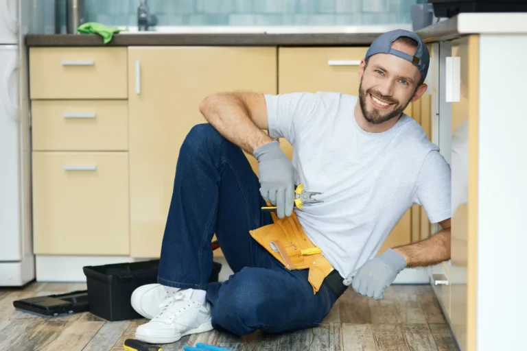 Young handyman ready for work
